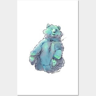 Put Your Feet Up - Fluffy Bear Posters and Art